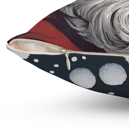 SANTA CLAUS CHRISTMAS Snowy St. Nick Pillow