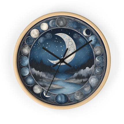 MOON PHASES Wall Clock