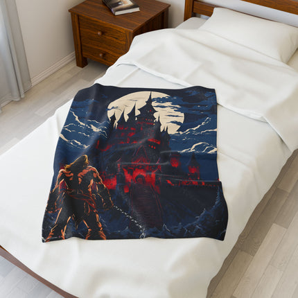 A LEGEND LIES AHEAD - Video Game Inspired Velveteen Plush Blanket