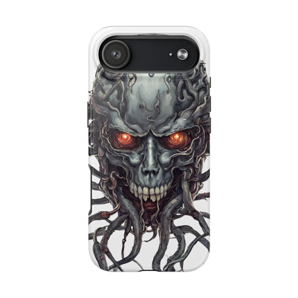 TENTACLED METAL ALIEN SKULL Phone Case