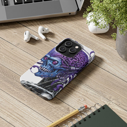 BLUE ALIEN SKULL Phone Case