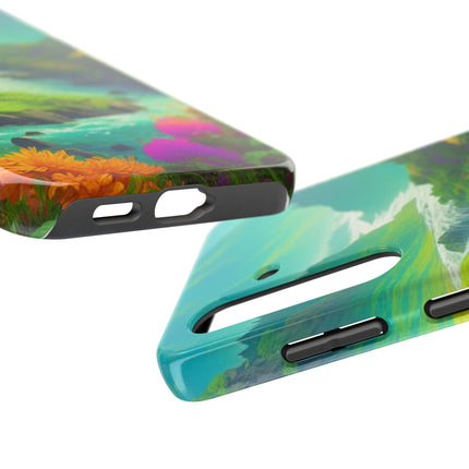 RIVER SPRING FLOWER VALLEY Phone Case