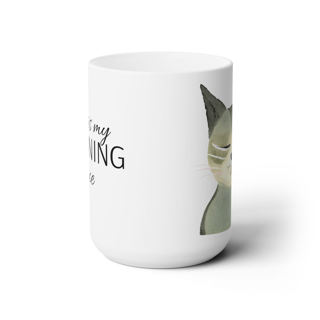 THIS IS MY MORNING FACE Cute Grumpy Cat Coffee Mug