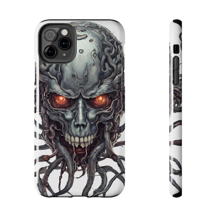 TENTACLED METAL ALIEN SKULL Phone Case