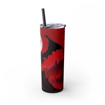 ONLY THE NIGHT CAN SPAWN SUCH EVIL - Video Game Inspired Insulated Skinny Tumbler