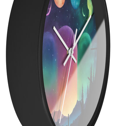 MOONLIGHT HILLS Wall Clock