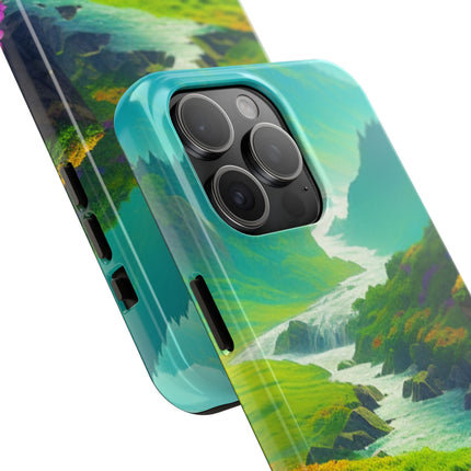 RIVER SPRING FLOWER VALLEY Phone Case