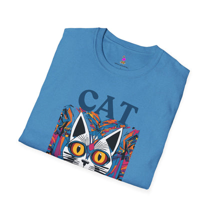 Nostrodamus Spoof Cat 80's Tee, Funny Softstyle Unisex Shirt, Vintage Style Parody Humor Graphic Tshirt, Retro Cat Lover Gift, Nostalgic