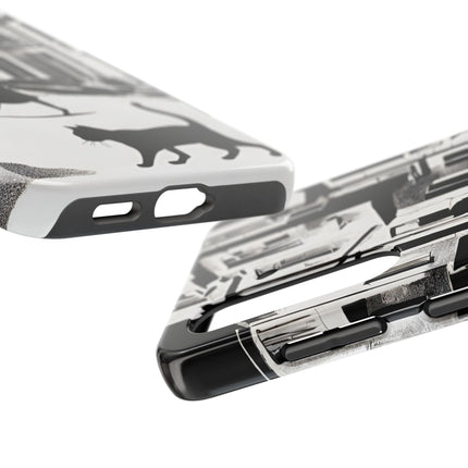 VINTAGE CITY CAT ALLEY WAY Phone Case