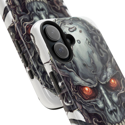 TENTACLED METAL ALIEN SKULL Phone Case