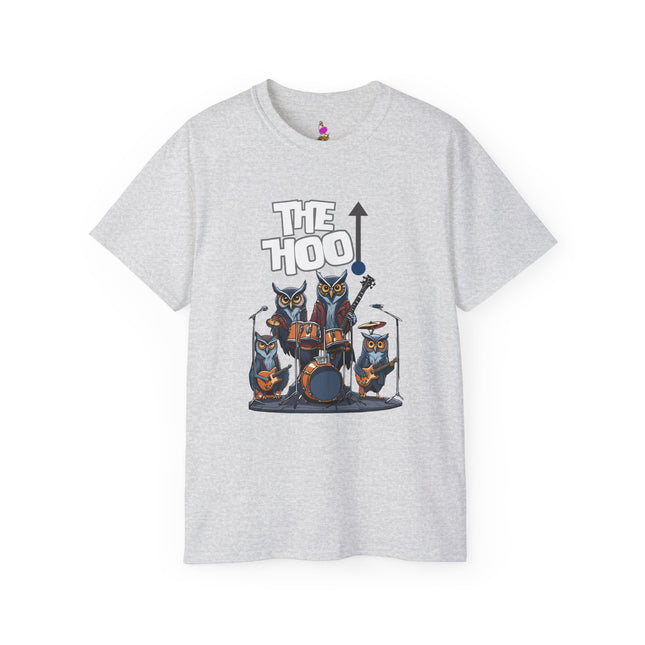 Parody Funny Owl Music Lover Band Tshirt, The Hoo Gift Tee, Unisex Cotton Shirt, Graphic Tee, Novelty Top, Concert Apparel Spoof Wear