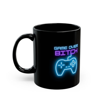 GAME OVER B**** Video Gamer Neon Coffee Cup 11oz