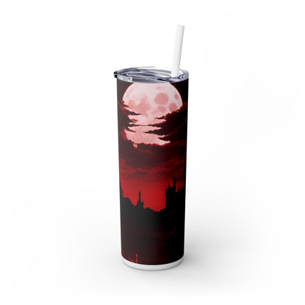 THE CURSED NIGHT BEGINS - Video Game Inspired Insulated Skinny Tumbler