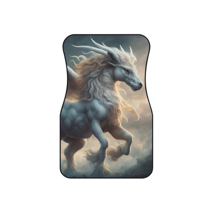 Majestic Myths Car Mats (Set of 4) | Mythological Winged Horse Pegasus Automobile Accessories | Front & Rear Stallion Floor Auto Truck Gift