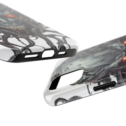 TENTACLED METAL ALIEN SKULL Phone Case