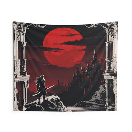 A DESTINY AWAITS TO BE FULFILLED Video Game Inspired Art Tapestry