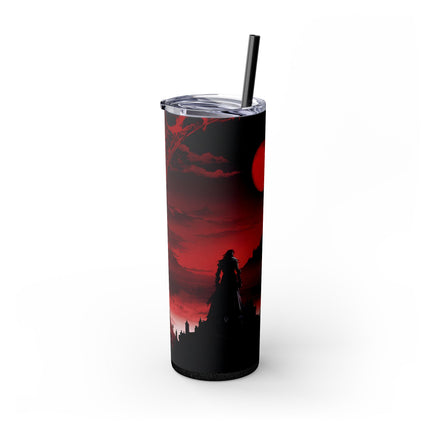 WHAT A HORRIBLE NIGHT TO TRAVERSE THE DARKNESS - Video Game Inspired Skinny Tumbler
