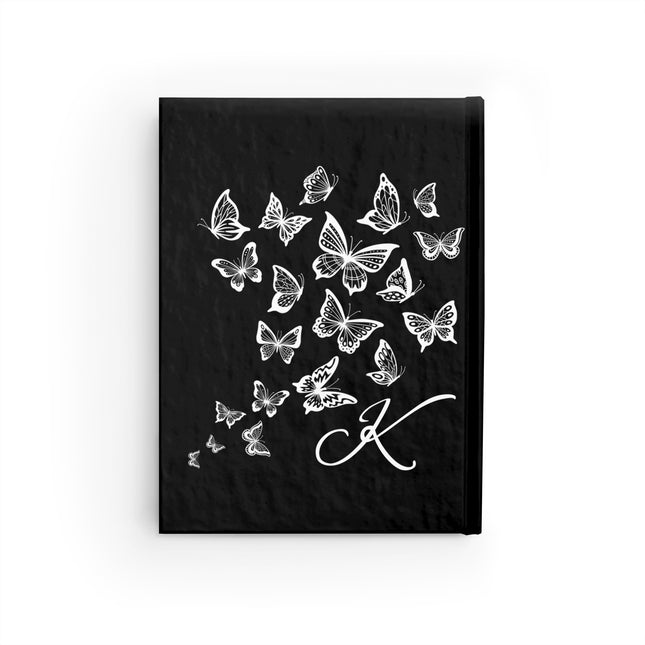 Beautiful Custom Teen Adult Woman Gift Journal, Personalized Flower Butterfly Fairy Diary, Hardcover Daily Life Log Book