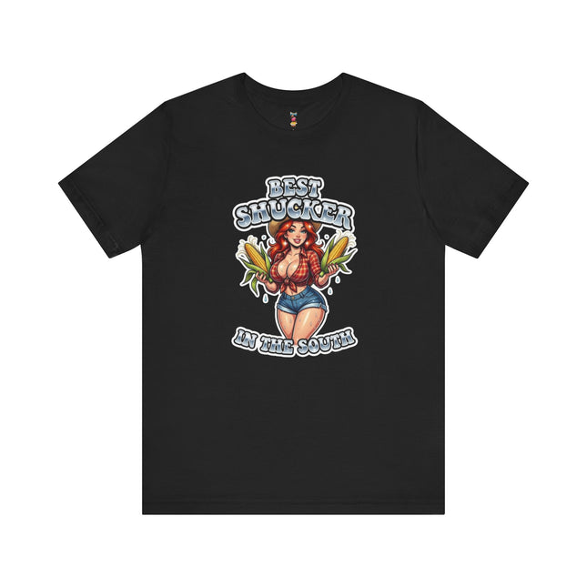 BEST SHUCKER IN THE SOUTH VERSION 2 T-Shirt Provocative Seductive Sexy Cartoon Tee