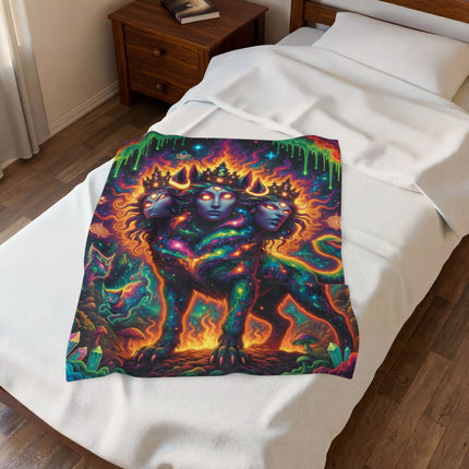 CERBERUGODDESSES Psychedelic Blanket