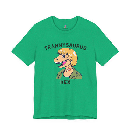 TRANNYSAURUS REX T-Shirt - Funny Dinosaur Parody Humor Tee