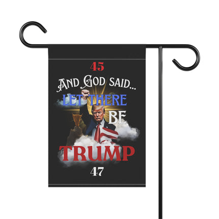 Trump Home Garden Banner, Outdoor House Decor, Patriotic Garden Flag, Yard Sign Decoration, Political Election Gift, Religious Quote Banner