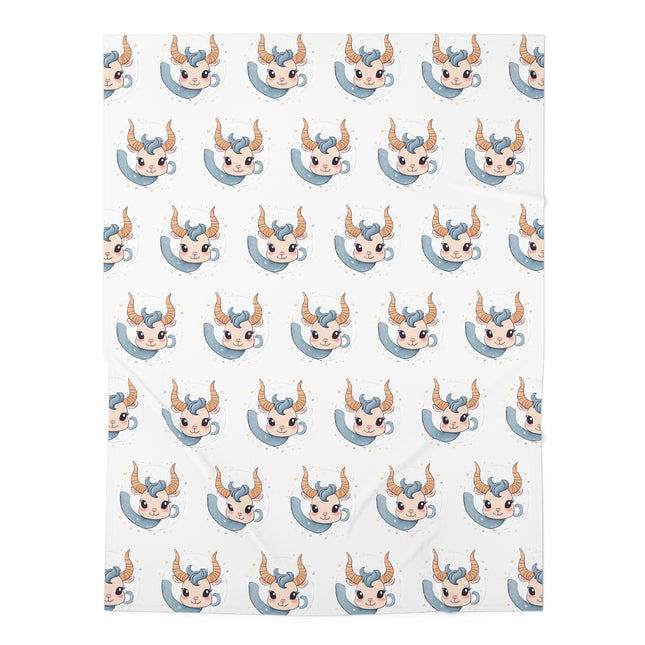 Capricorn Baby Swaddler, Astronomy Goat Changing Blanket, Cute Newborn Baby Shower Gift, Boys Cartoon Style Infant Swaddle Cover