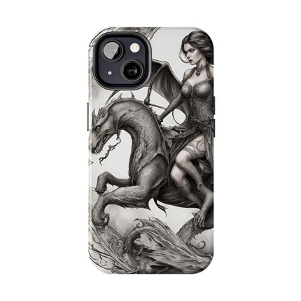 DRAGON AND MORPHING REPTILIAN BEAUTY Phone Case