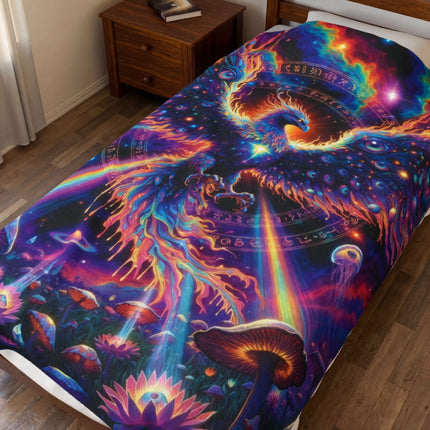 PHOENIX KING Psychedelic Blanket