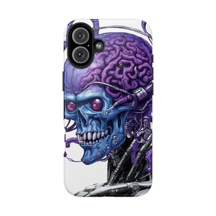 BLUE ALIEN SKULL Phone Case