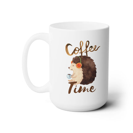 COFFEE TIME Cute Hedgehog Coffee Cup