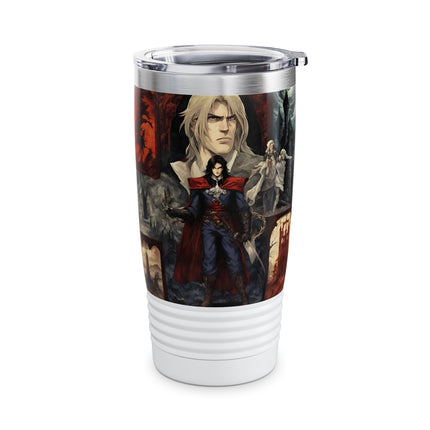 A LEGEND RISES IN THE LEGACY OF HIS FATHER Tumbler - Video Game Inspired Collage Cup