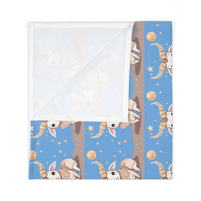 Capricorn Baby Swaddler, Astronomy Goat Changing Blanket, Cute Starry Sky Newborn Baby Shower Gift, Boys Infant Swaddle Cover