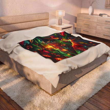 TRIPPY CENTRAL SUMMONER Psychedelic Blanket