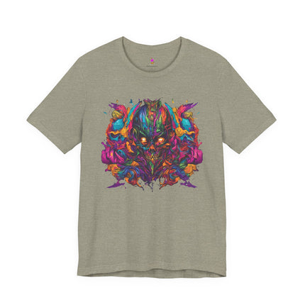 EVIL AWAKENING T-Shirt - Graffiti Skull Street Art Tee