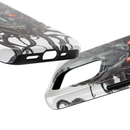 TENTACLED METAL ALIEN SKULL Phone Case