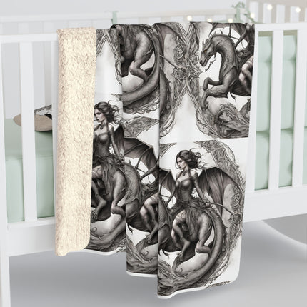 MEDIEVAL FLYING DRAGON Blanket