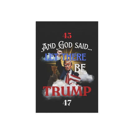 Trump Home Garden Banner, Outdoor House Decor, Patriotic Garden Flag, Yard Sign Decoration, Political Election Gift, Religious Quote Banner
