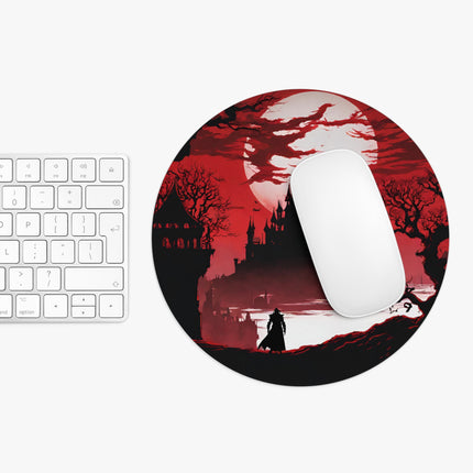 THE MOON ITSELF CAN DEVOUR THE NIGHT Video Game Inspired Mouse Pad