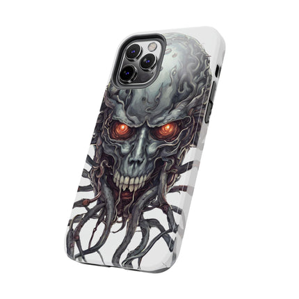 TENTACLED METAL ALIEN SKULL Phone Case