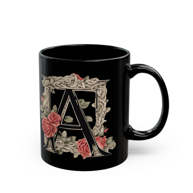 CUSTOM Personalized Letter O and Name Coffee Cup | Mom, Grandma, Aunt Gift