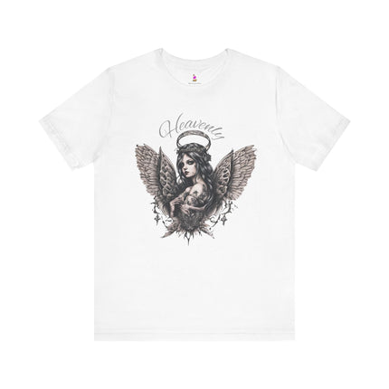 HEAVENLY Butterfly Winged Angel T-Shirt - Beautiful Spiritual Art Tee