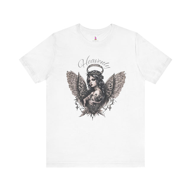 HEAVENLY Butterfly Winged Angel T-Shirt - Beautiful Spiritual Art Tee