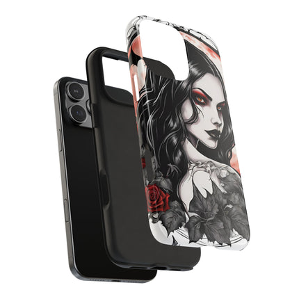 VAMPIRESS UNDER THE BLOOD MOON Phone Case
