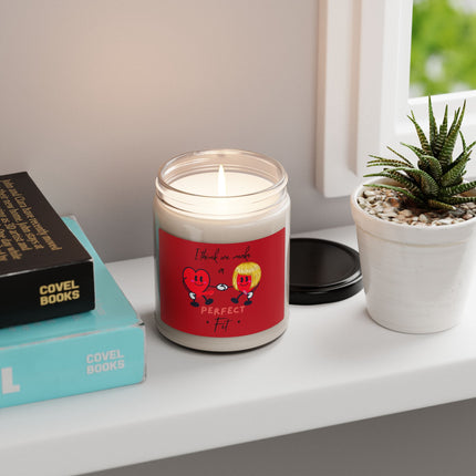 WE MAKE A PERFECT FIT Adult Humor VALENTINES Gift Candle