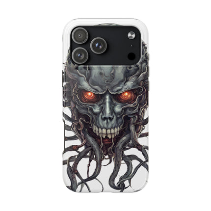 TENTACLED METAL ALIEN SKULL Phone Case