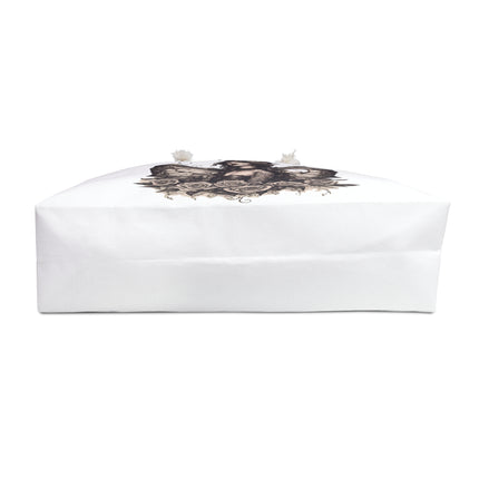 Gothic Western Rose Butterfly Saloon Girl Travel Bag, Tattooed Mystical Winged Bar Keep Fantasy Weekend Bag, Flowered Beauty Tote