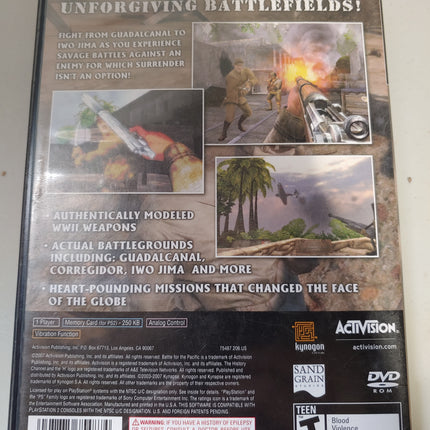 BATTLE FOR THE PACIFIC Playstation 2 PS2