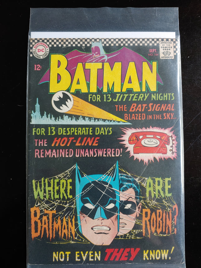 Batman Comic Book Issue #184