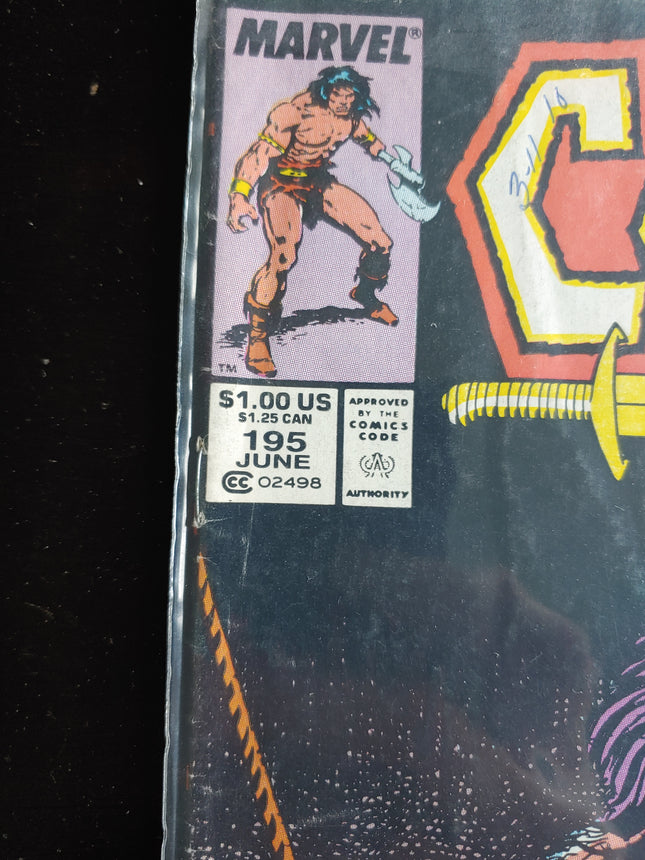 CONAN THE BARBARIAN Issue #195